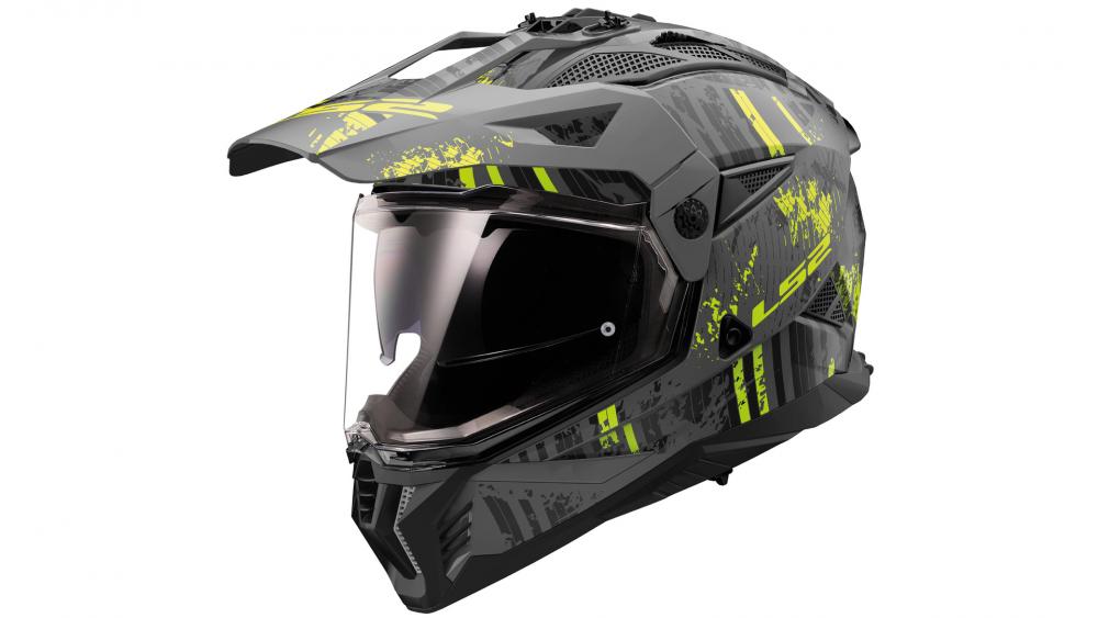 LS2 Endurohelm "MX702 Pioneer II Crazy" XL (6162 cm)