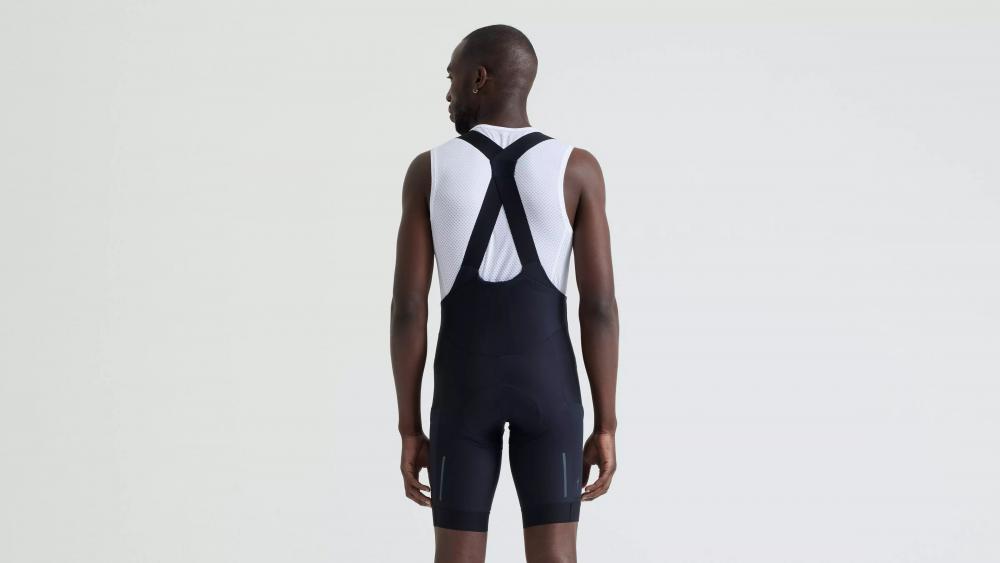PRIME SWAT BIB SHORT MEN BLK S - Premium Herren Trägerhose Schwarz Größe S - Bekleidung
