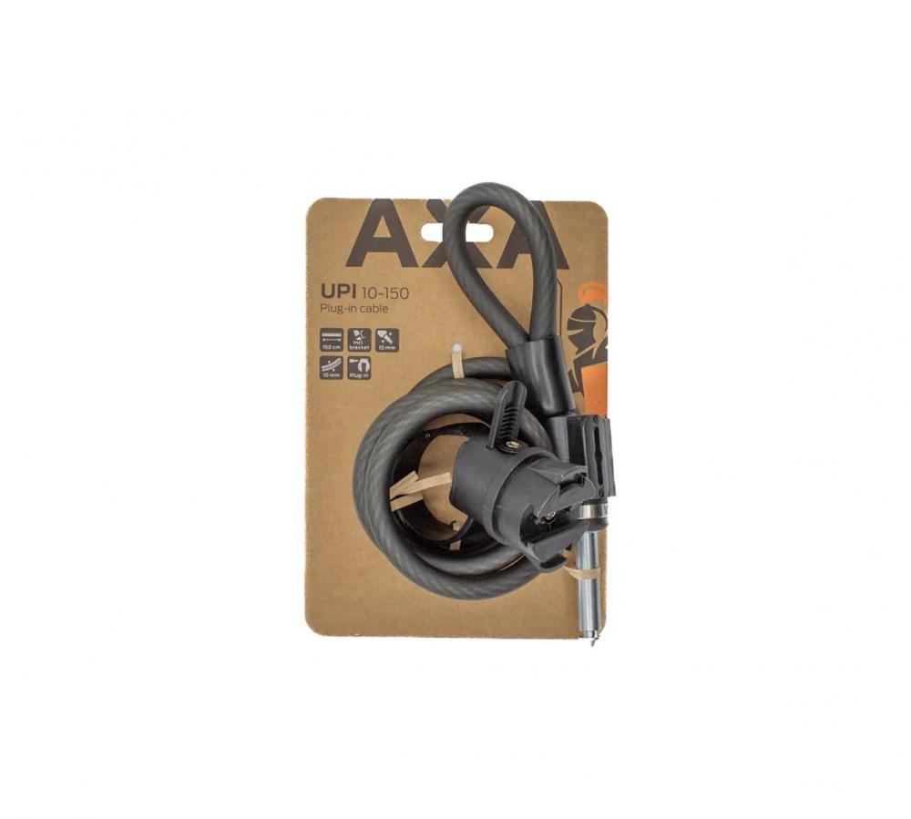 AXA Plug-In-Kabel UPI 150 150 - kompakte Zusatzsicherung für Ihr Fahrrad - Kabel für Rahmenschloss