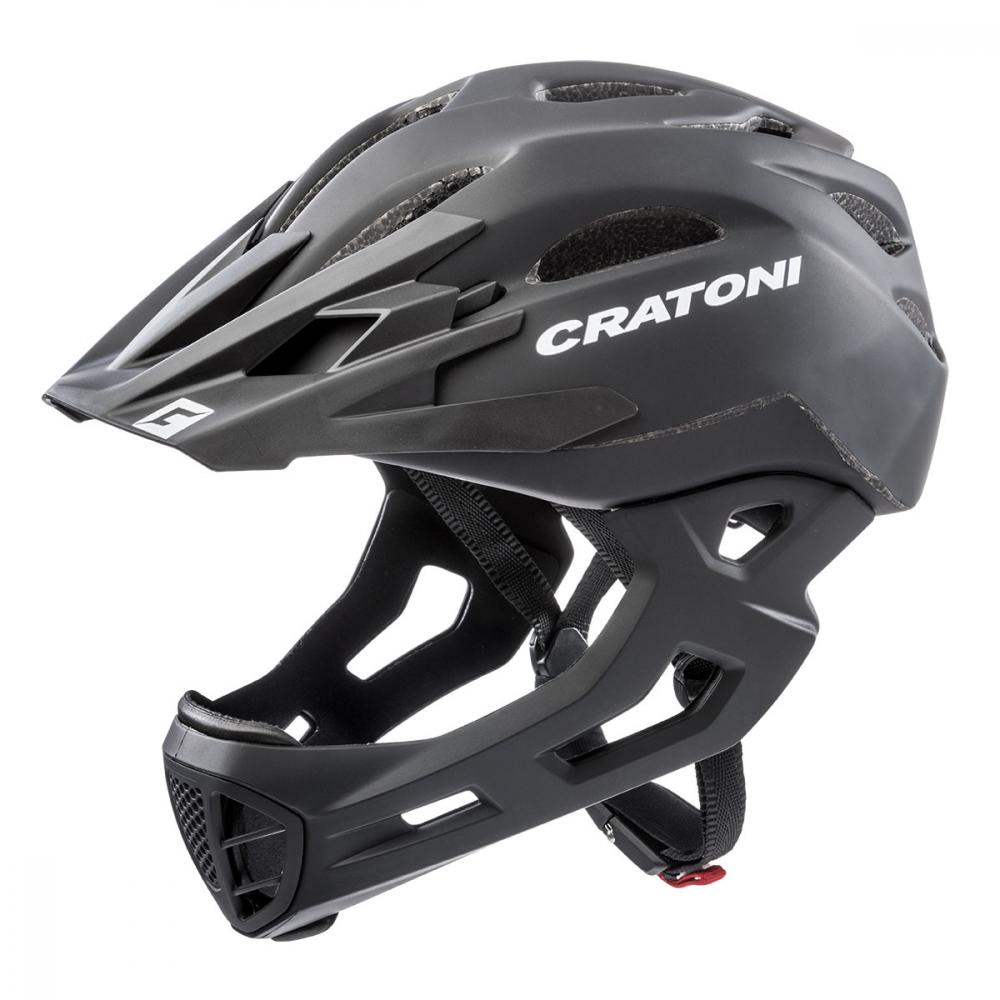 Cratoni Helm C-Maniac Freeride S/M 52-56cm schwarz matt.