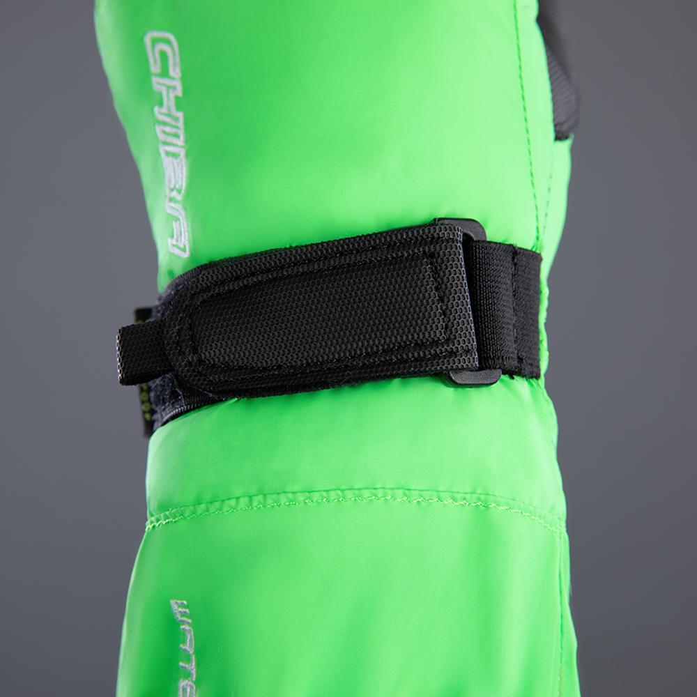 CHIBA Kids Allround Finger - Kinder Radhandschuhe, wasserdicht, apfelgrün, Größe 4