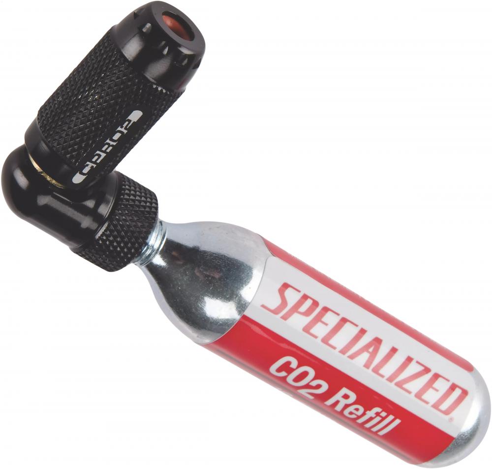 Specialized AIR TOOL CPRO2 TRIGGER W/ CO2 BLK - Kompakte CO2-Pumpe mit Trigger-System Schwarz - CO2 PUMP