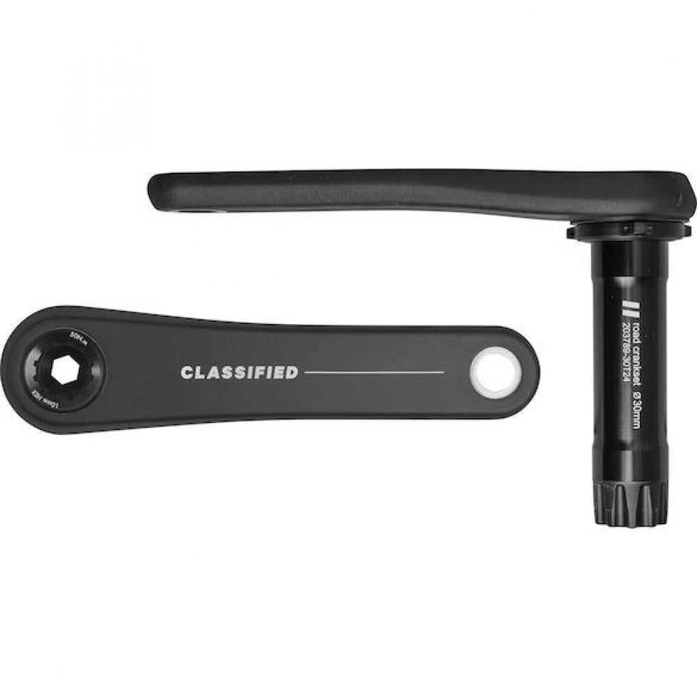 Classified Kurbelgarnitur Road 170 mm Schwarz - aerodynamisch & steif
