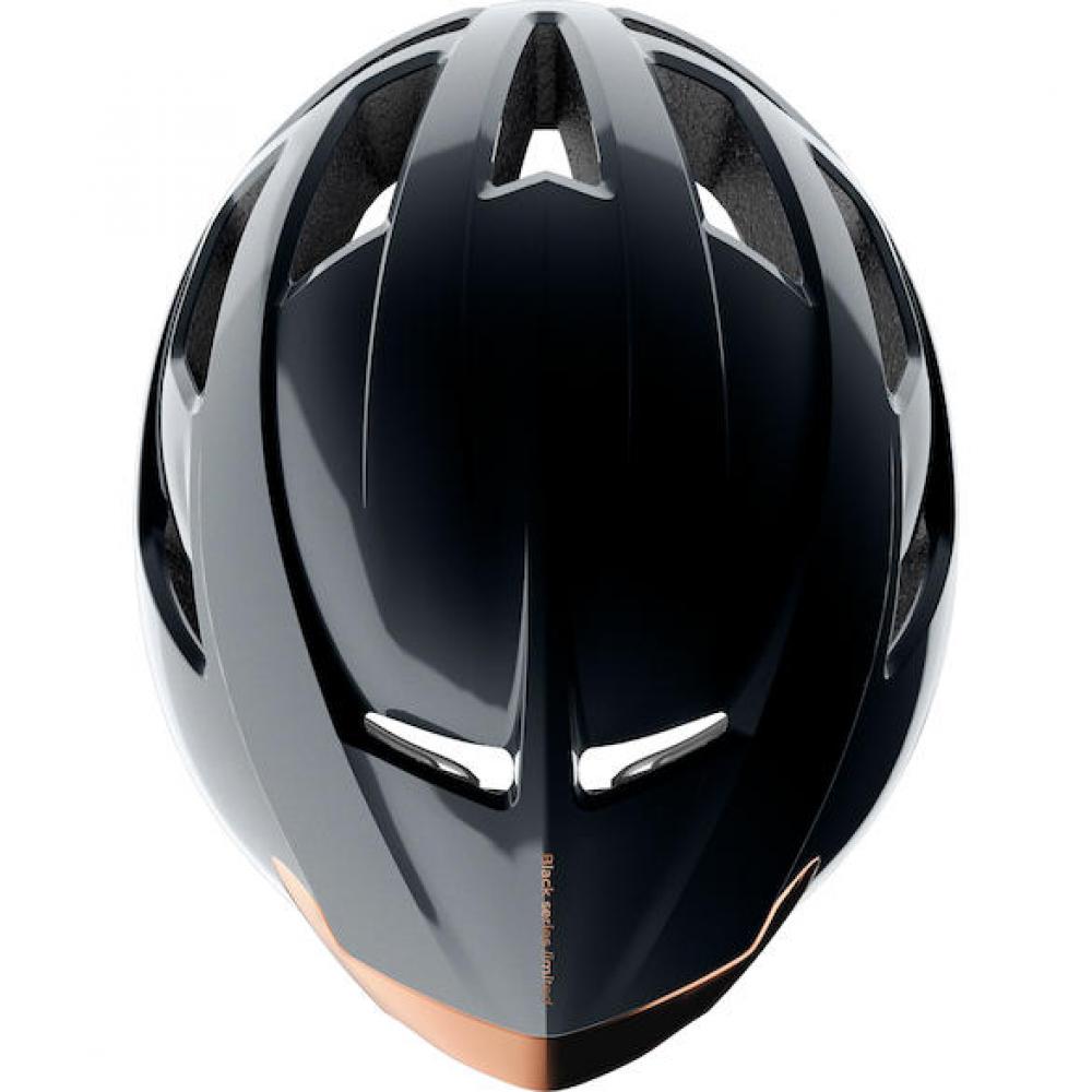Limar Air Atlas W&B Midnight Black Bronze M Schwarz/Bronze - aero Rennradhelm moderne Ausführung
