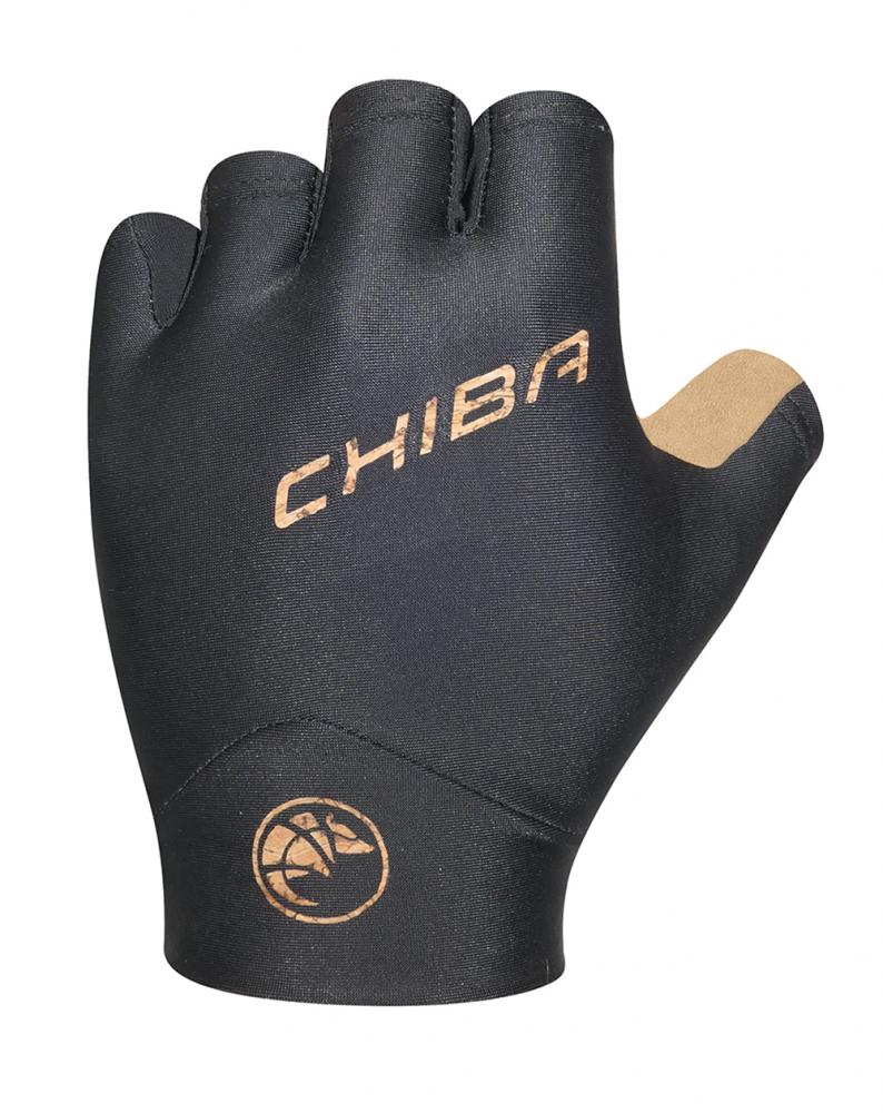 CHIBA ECO Glove Pro - Radhandschuhe schwarz, Größe M, atmungsaktiv & gepolstert