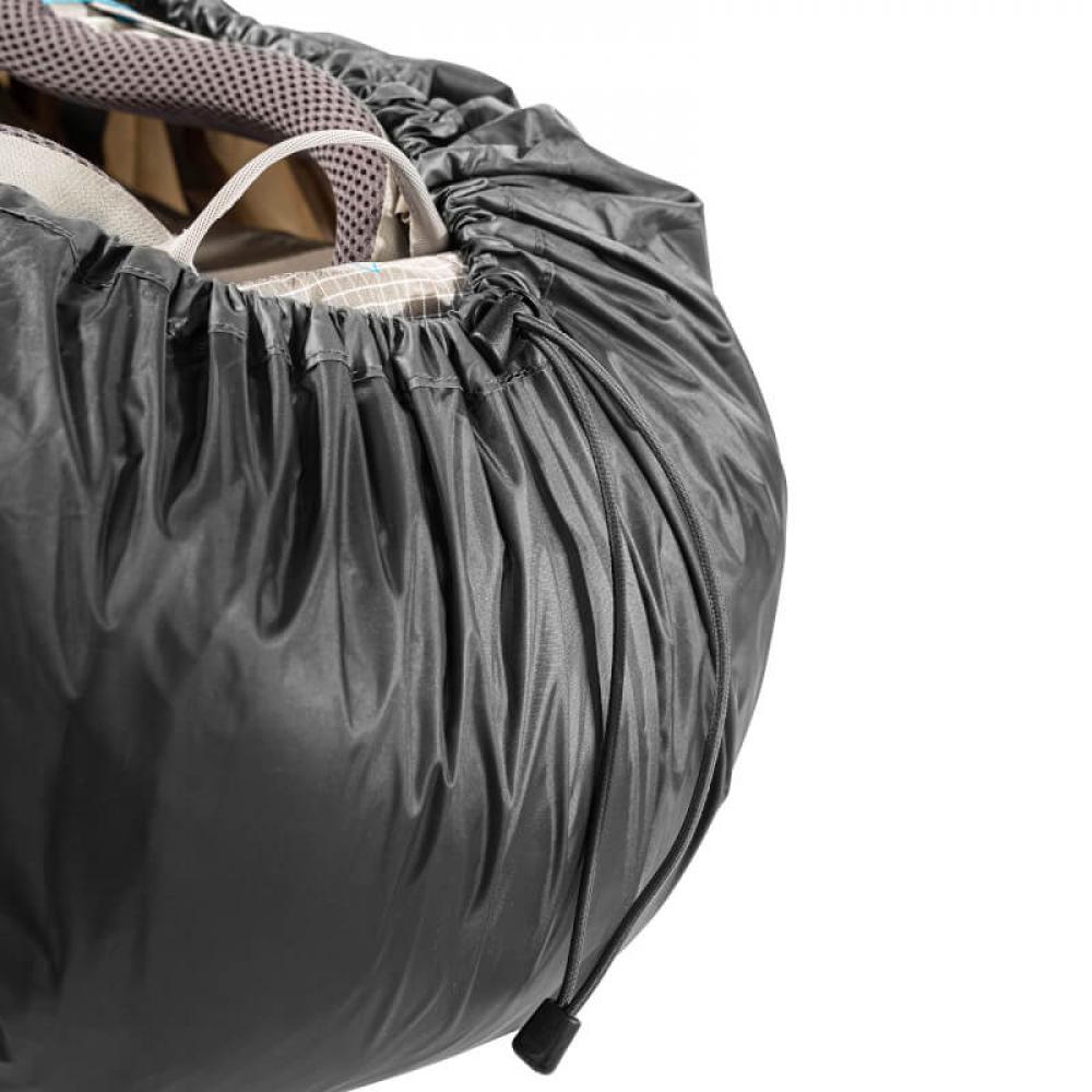 Tatonka Rain Cover 40-55l black - Regenhülle Unisex 40 bis 55 L mit wasserdichter Beschichtung