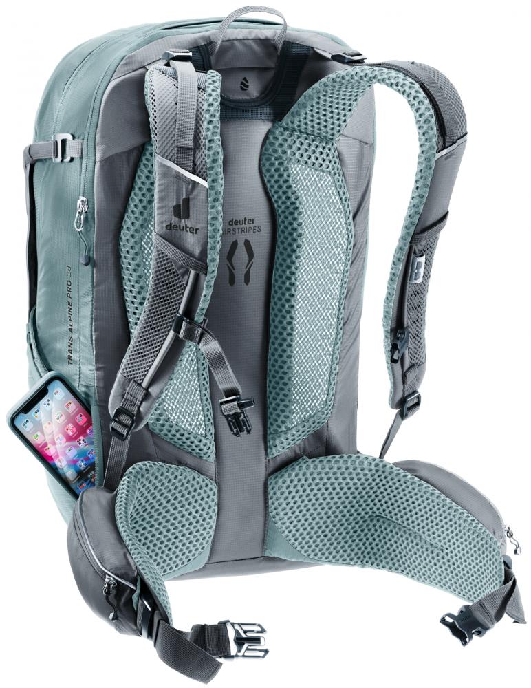 Deuter Trans Alpine Pro 28 Fahrradrucksack 28L graphite - Leichter Bike-Rucksack für Mountainbike-Touren