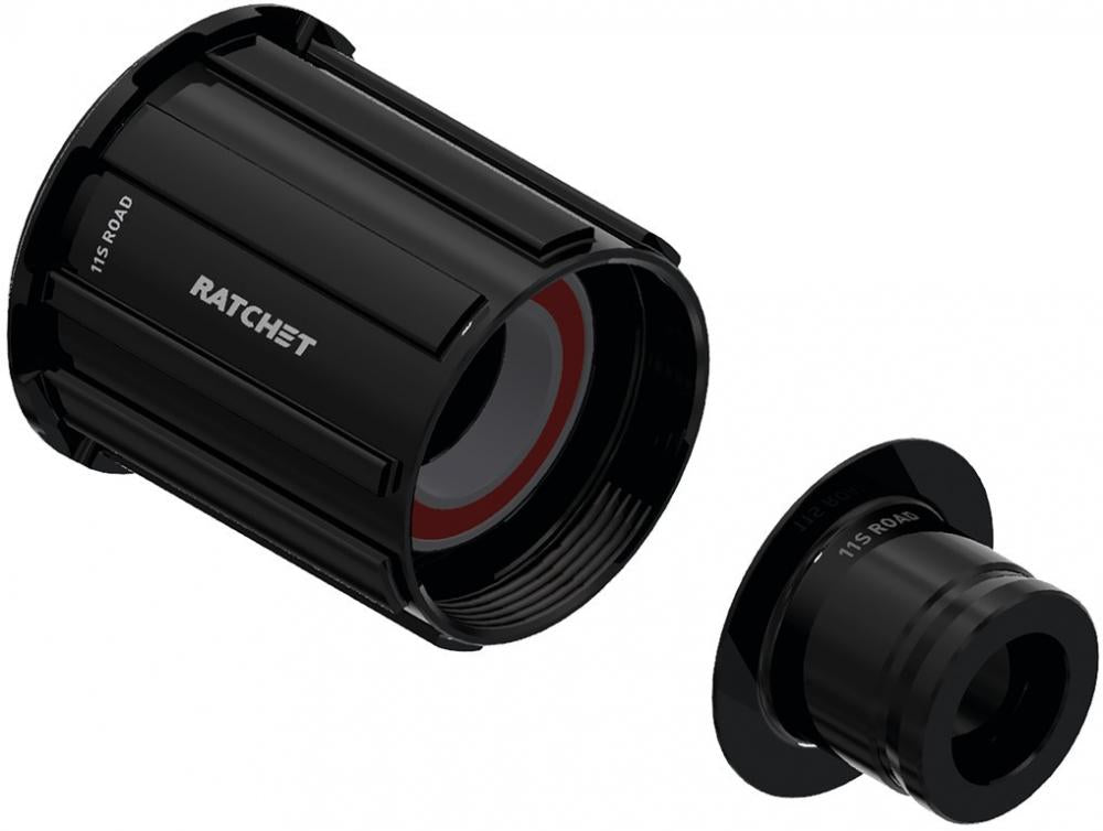 DT Swiss Freilauf/Rotor Umrüstkit Shimano für Ratchet 12 x 142 mm Rot - schnelle Naben-Umrüstung