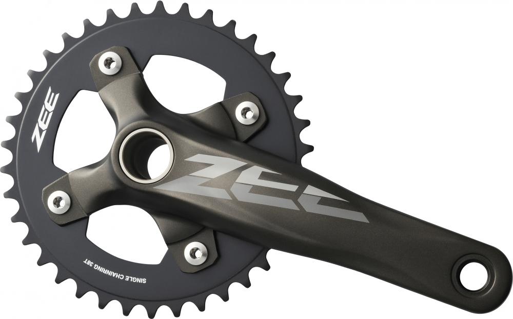 SHIMANO Kurbelgarnitur ZEE FC-M640 - 10-fach, 165 mm, 36 Zähne