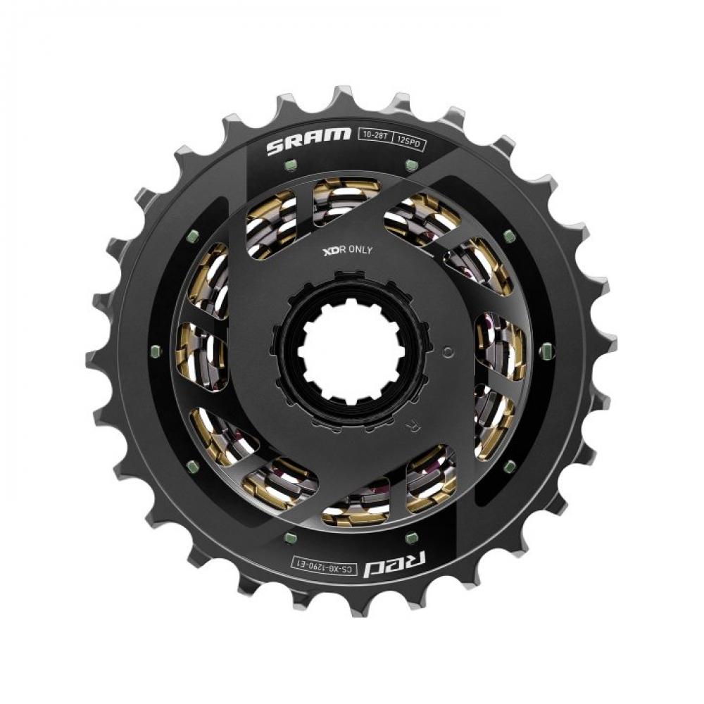 SRAM Kassette XG-1290 E1 X-Glide Rainbow 10-28T - leicht, steif und blitzschnell schaltend