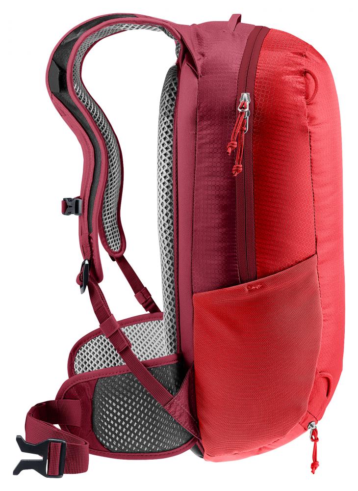 Deuter Race 12 Fahrradrucksack 12 Liter Rot - Leichter stabiler Rucksack für MTB & Rennrad