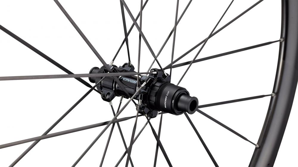Specialized Alpinist CLX III 700C Vorderrad - Carbon Laufrad Gloss Carbon/White Team