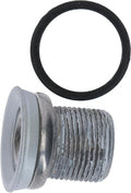 SHIMANO Kurbelbefestigungsschraube FC-R345 M8x1 silber mit O-Ring für sichere Kurbelmontage.