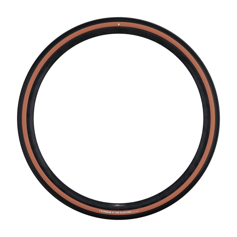 Schwalbe G-ONE ALLROUND Faltreifen Performance Line 28 Zoll (35-622) Bronze, universeller Gravelreifen.