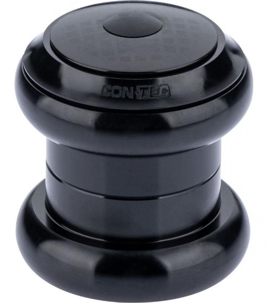 CONTEC AHS-50 Ahead Steuersatz 1 1/8" Aluminium schwarz - gedichtete Industriekugellager, EC41/28,6 EC41/30, Aufbauhöhe 28 mm