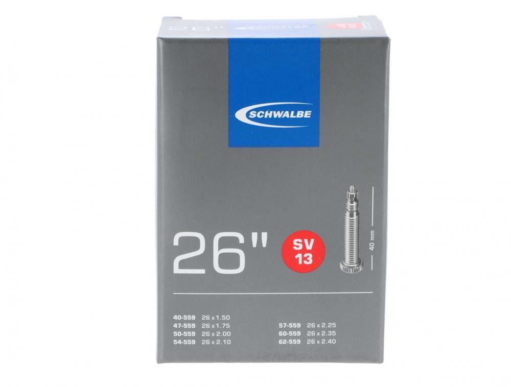 2 x Schwalbe Schlauch SV13 (40/62-559) 26x1.50-2.40" SV 40mm Fahrradschlauch Sclaverand