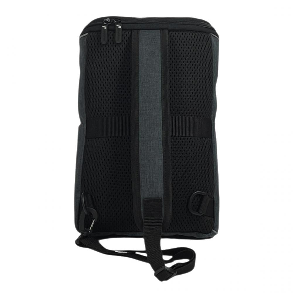 Haberland Umhängetasche Slingbag anthrazit/reflex - leichte City-Sling mit Organisation