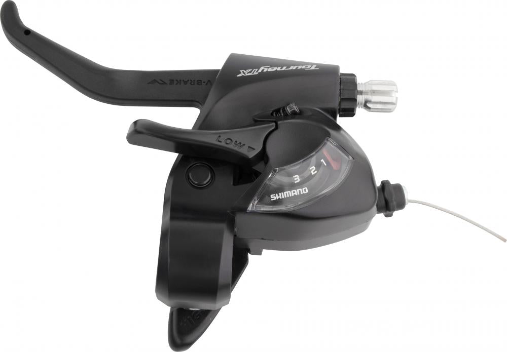 SHIMANO Schalt Bremshebel ST-TX800 3 fach Links Schwarz 2 Finger Schalt Bremshebel