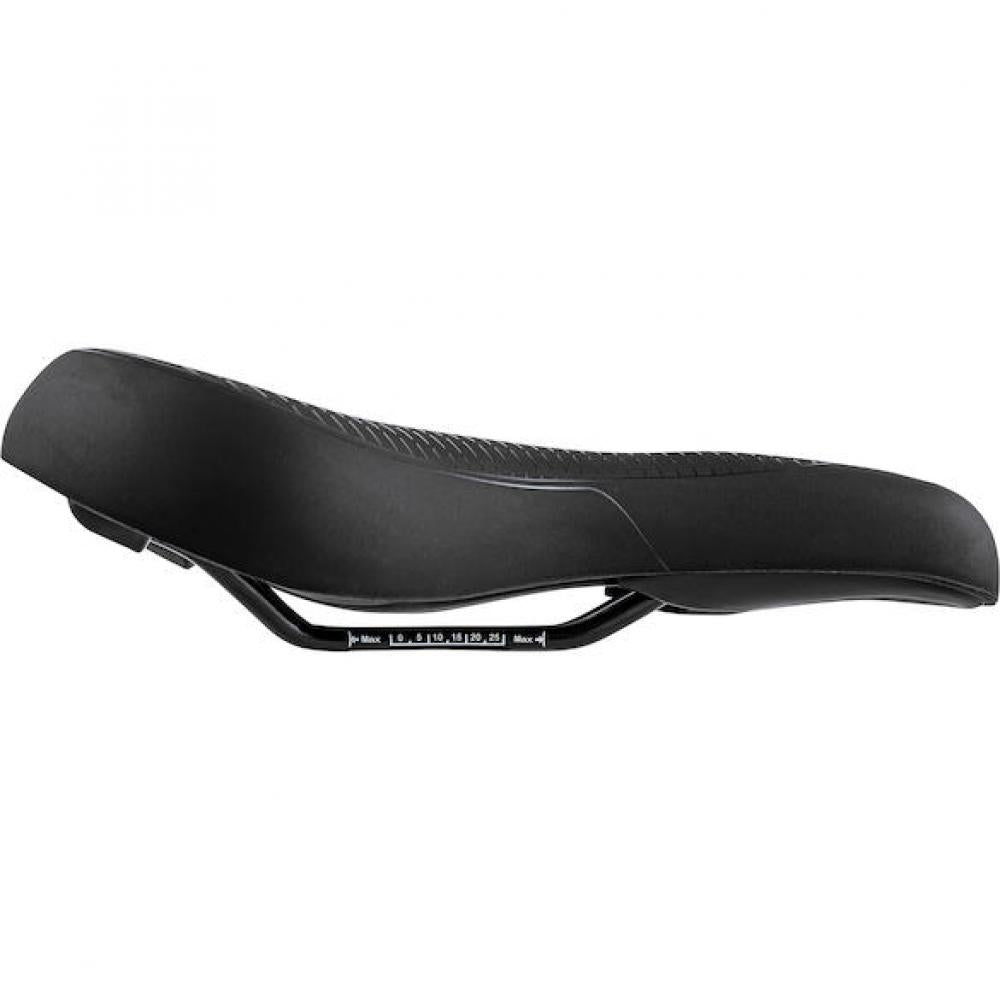 Procraft Sattel Comfort II 271 x 199 mm Schwarz - sehr komfortabler City- und Trekking-Sattel