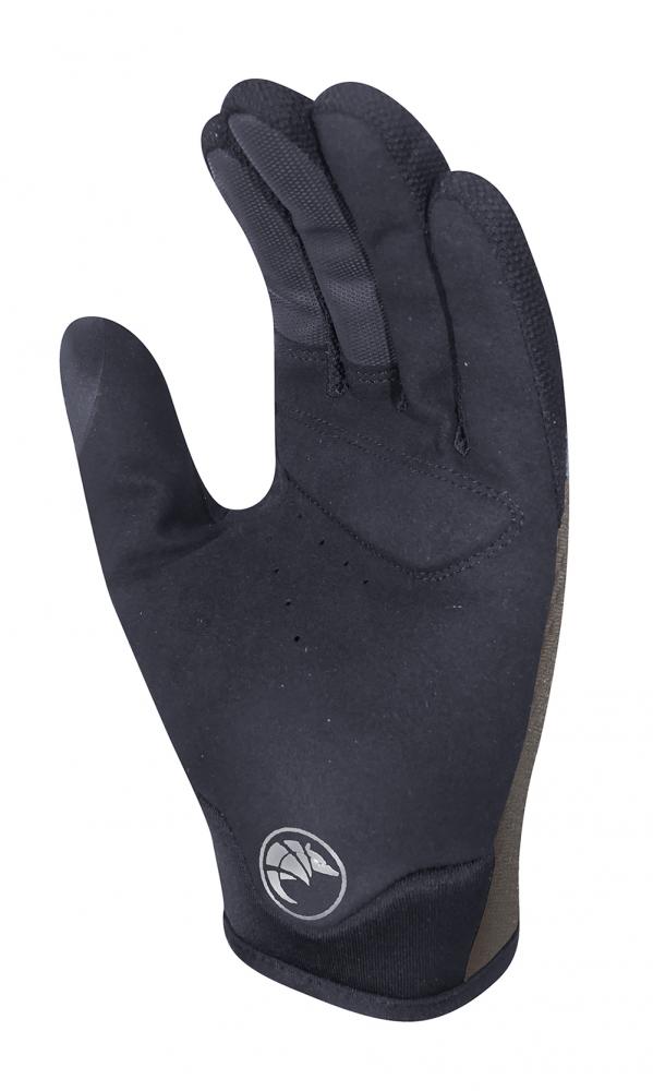 CHIBA Viper - Radhandschuhe dunkelgrau, Gel-Polsterung, Touchfunktion, Größe M
