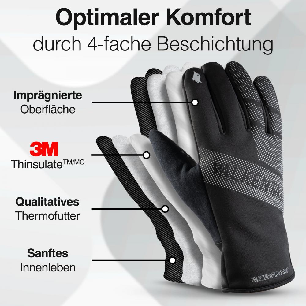 Valkental Handschuh GloRider V2 Ultra Gr. XXL Schwarz