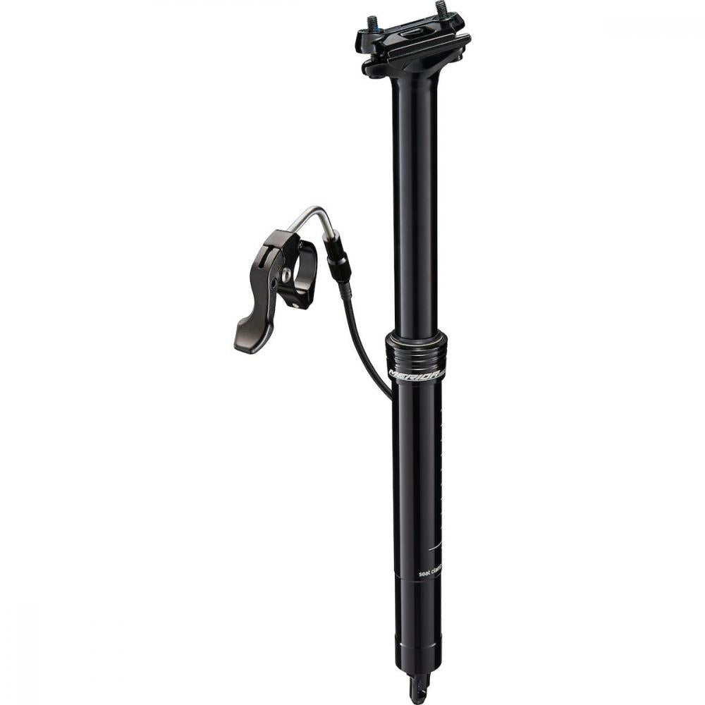 Merida EXPERT TR Dropper Post 30,9mm 170mm, stufenlos absenkbare Vario-Sattelstütze mit Remote und Kabel.