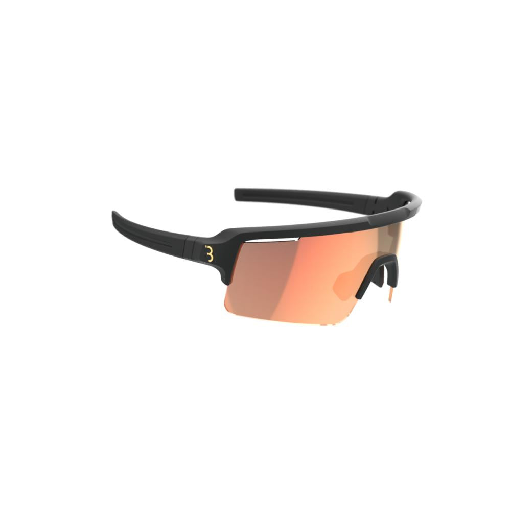 BBB Cycling BBB Sportbrille Fuse PH MLC Einheitsgröße matt schwarz-rot - intelligente Radbrille mit Photochrom-Gläsern