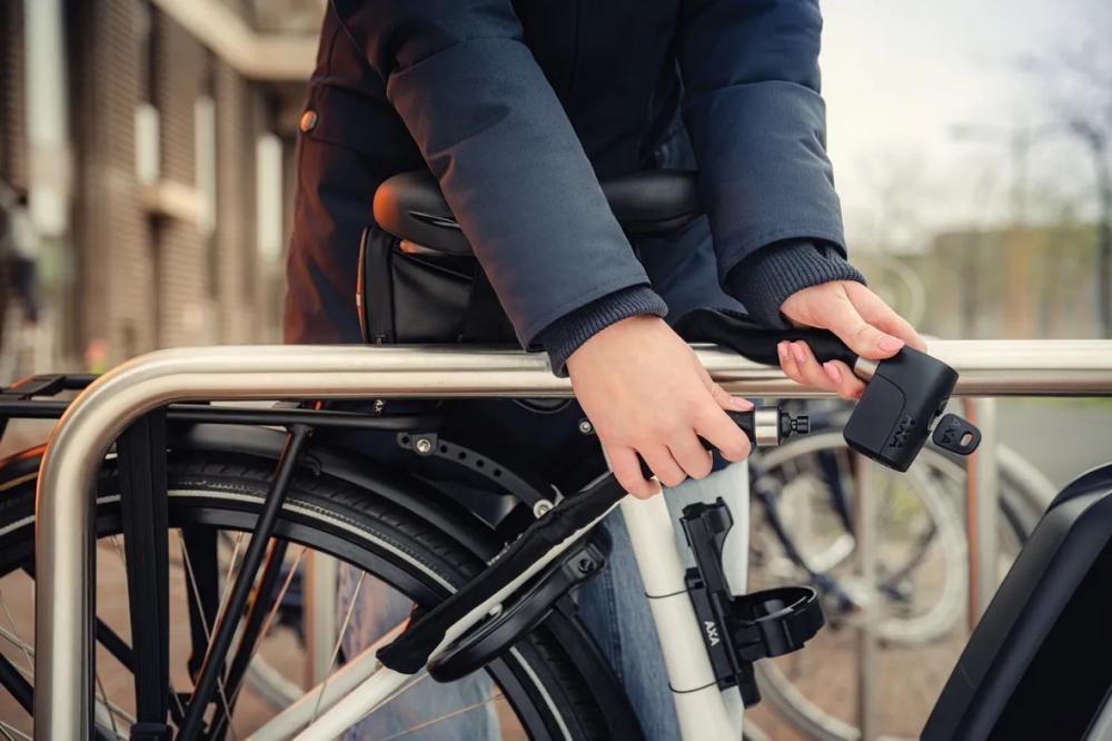 AXA Faltschloss Foldable 8 - 100 100 - robustes Fahrradschloss mit hoher Sicherheit