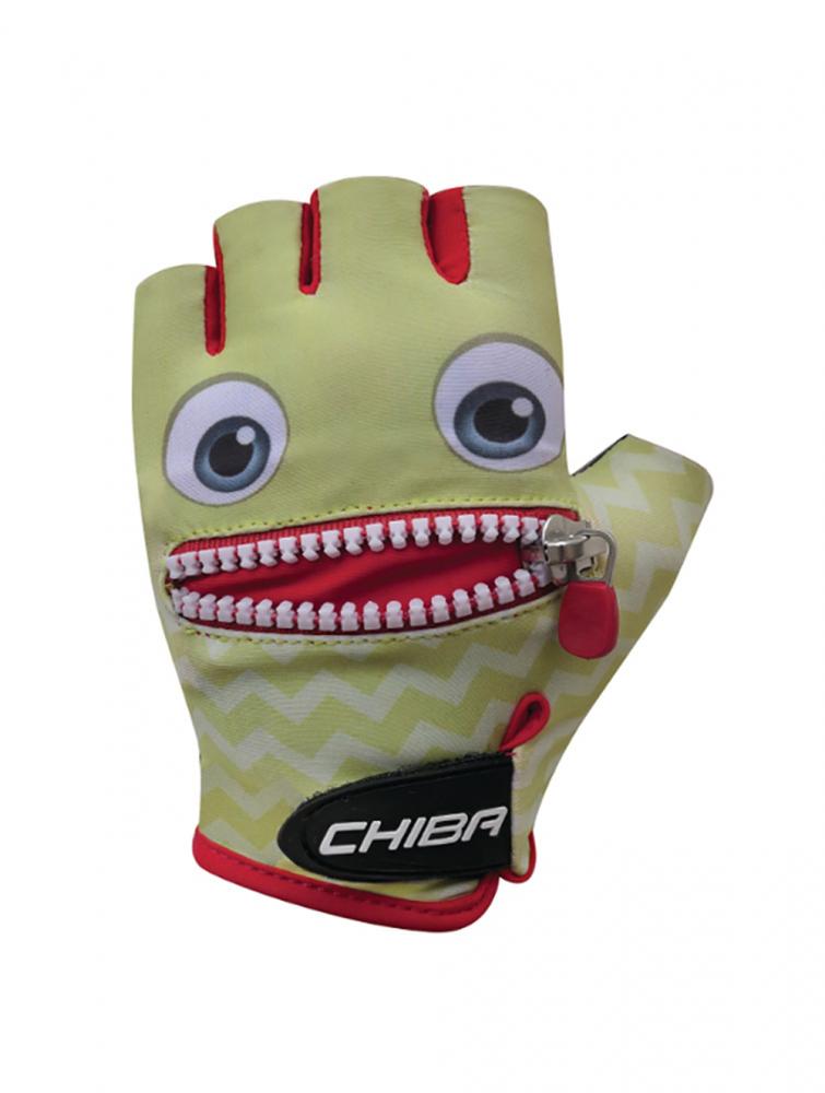 Chiba Handschuhe Kinderhandschuh Cool Kids Smiley limettengrün Größe L