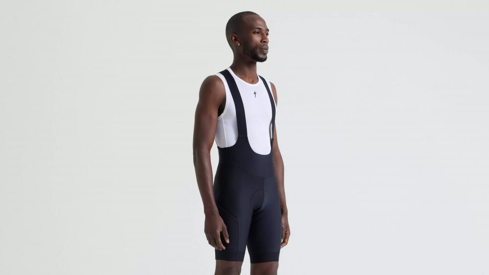 PRIME SWAT BIB SHORT MEN BLK S - Premium Herren Trägerhose Schwarz Größe S - Bekleidung