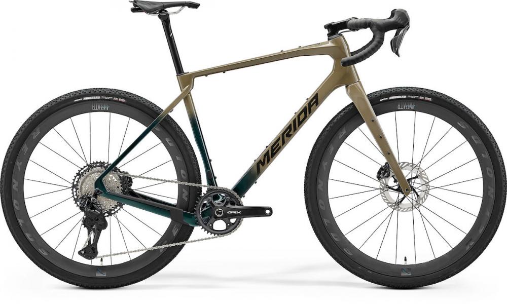 Merida SILEX 9000 halo green fade XS grün - leichtes Carbon-Gravelbike für Abenteuer