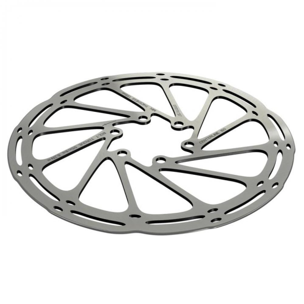 SRAM Centerline Rounded Bremsscheibe 200 mm 6-Loch - starke und leise Bremsleistung - Scheibenbremse