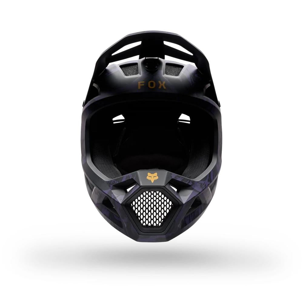 FOX Rampage Image Print Fullface-MTB-Helm Plum M 57-58 cm