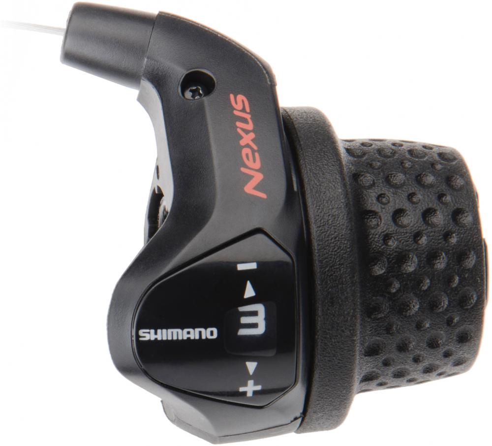 Shimano Nexus Drehgriffschalter SL-3S41 rechts 3-Gang schwarz - Komfortables Schalten für Nabengetriebe