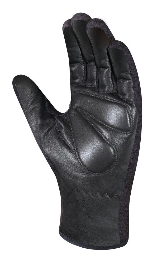 CHIBA All Natural Glove Light - Merino-Walk & Nappaleder, S, schwarz