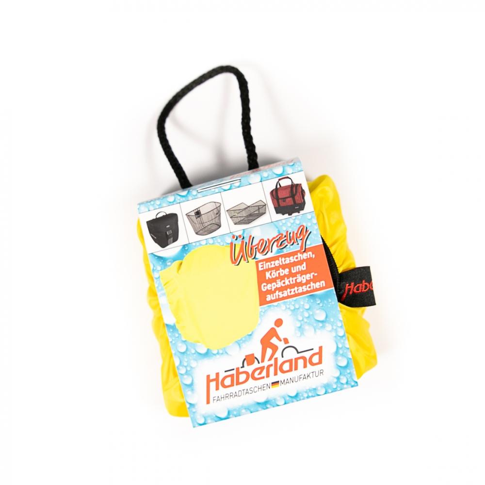 Haberland Regenschutzhaube universal für Körbe und Taschen gelb