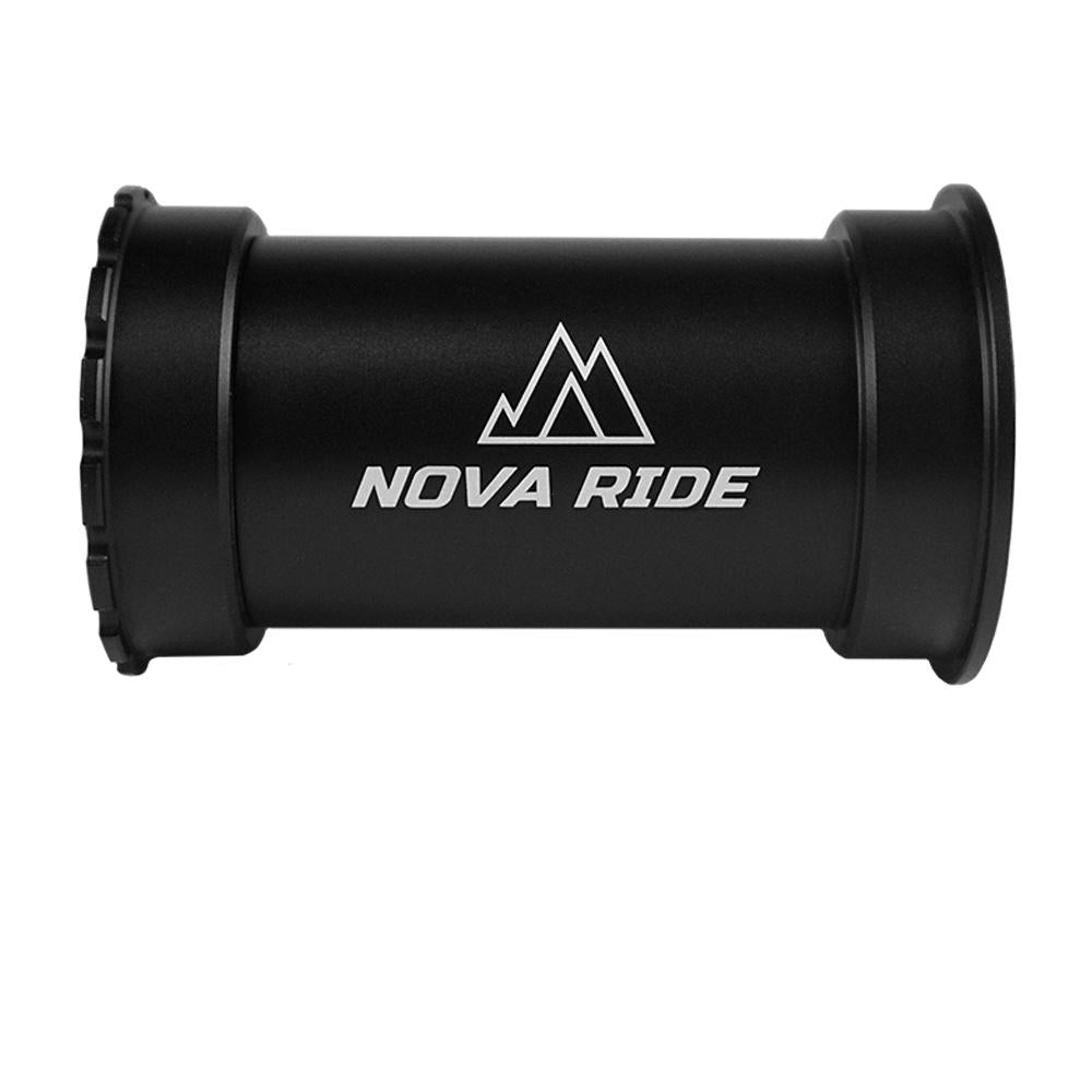 Nova Ride BB386 Innenlagerschalen 24mm Schwarz - Rahmenschonend für Shimano-Kurbelgarnituren