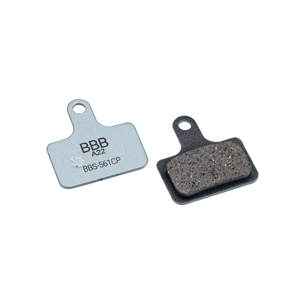 BBB Cycling Bremsbeläge DiscStop Coolfin organic, Standardgröße, blau - starke Scheibenbrems-Performance