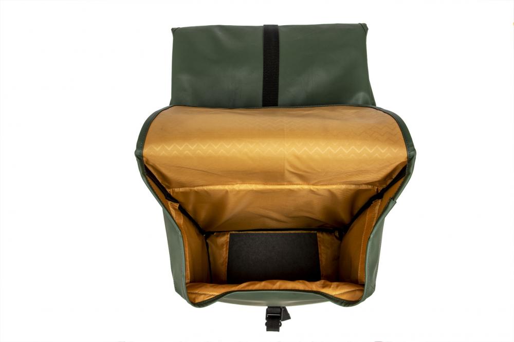 New Looxs Doppelpacktasche Odense Double RT Green 2 x ca. 20 l Green - robuste Gepäckträgertasche
