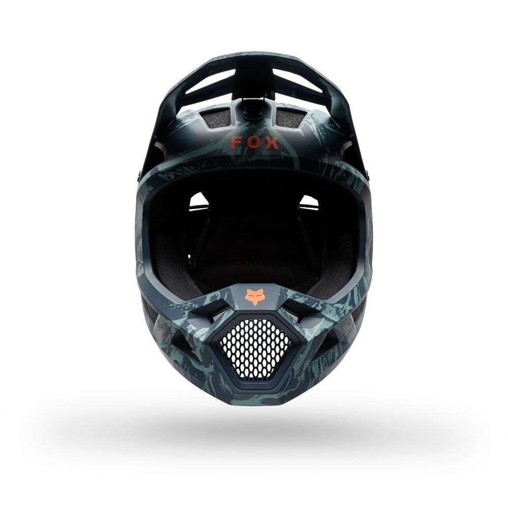 FOX Rampage Image Print Fullface-MTB-Helm Arctic Blue M 57-58 cm