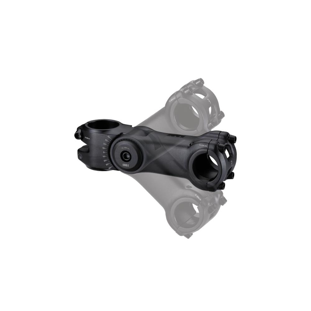 BBB Cycling BBB Vorbau einstellbar High Six 25 schwarz - flexibel einstellbarer Fahrradvorbau