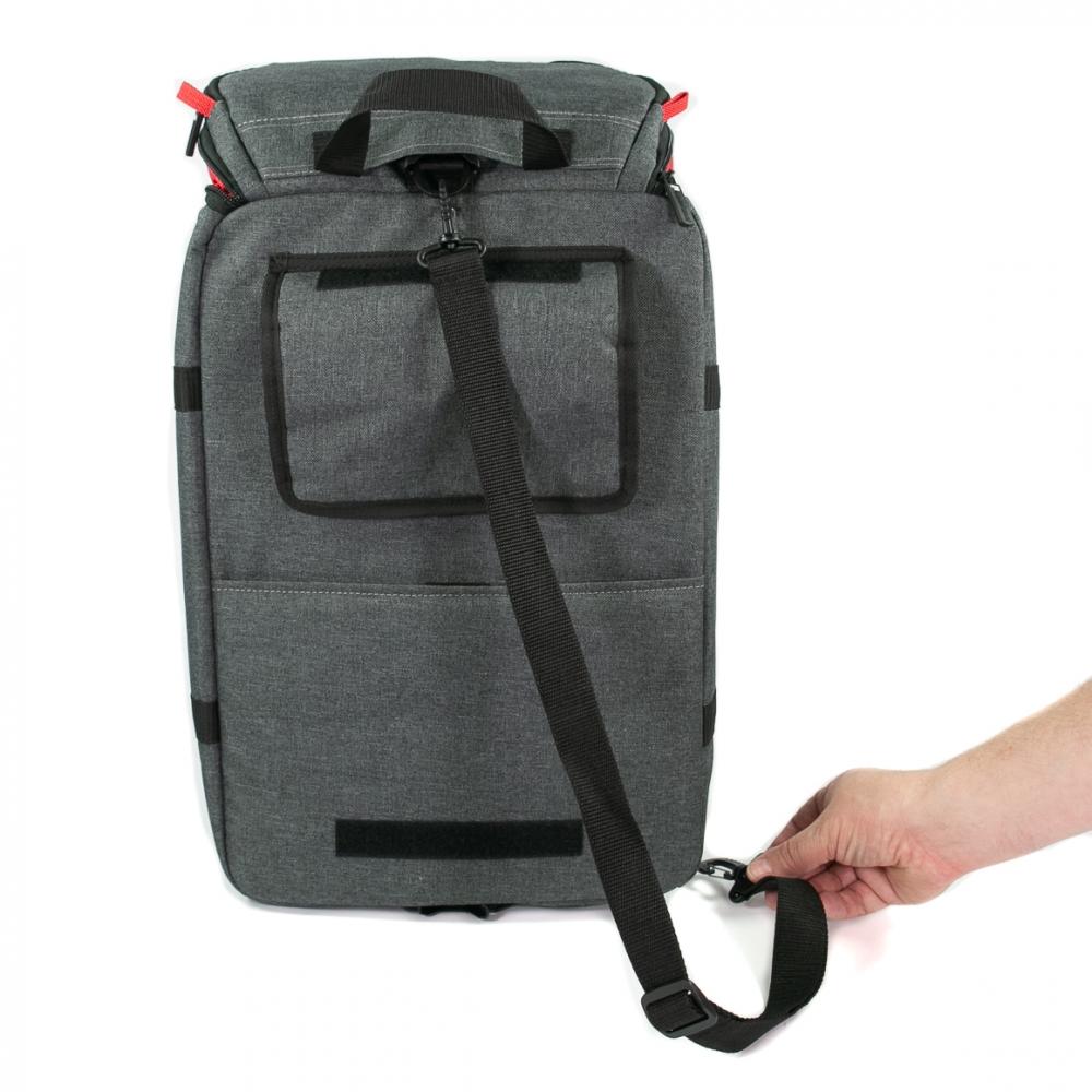 Haberland Sport-/Einzeltasche TranSPORTer anthrazit - flexible Transportlösung für Alltag & Tour