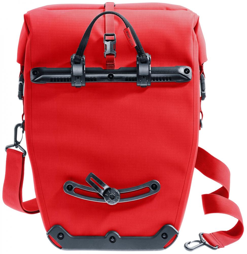 Deuter Visby 20+5 Gepäckträgertasche - Wasserdicht IPX4, 20+5L, Abnehmbarer Schultergurt