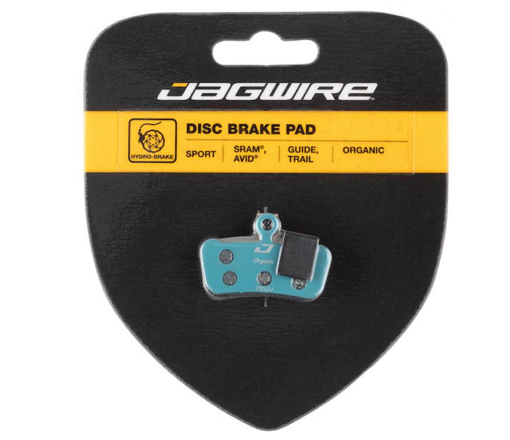 Jagwire Bremsbeläge Disc Sport Organic SRAM/Avid - geräuscharmes Bremsen für Trails
