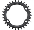 Schwarzes Shimano Kettenblatt FC-MT610 mit 30 Zähnen und 4-Loch-Aufnahme für 12-fach MTB-Schaltungen.