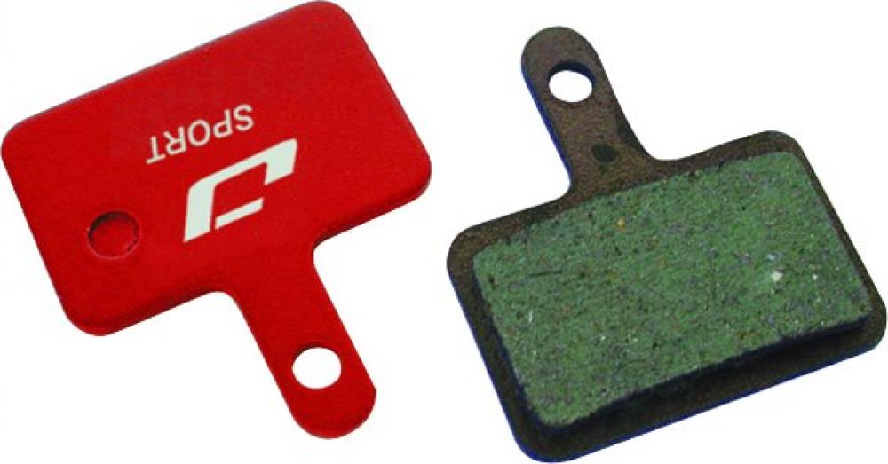 Jagwire Bremsbeläge Disc Sport Semi-Metallic - Werkstattverpackung, 25 Paare, Rot
