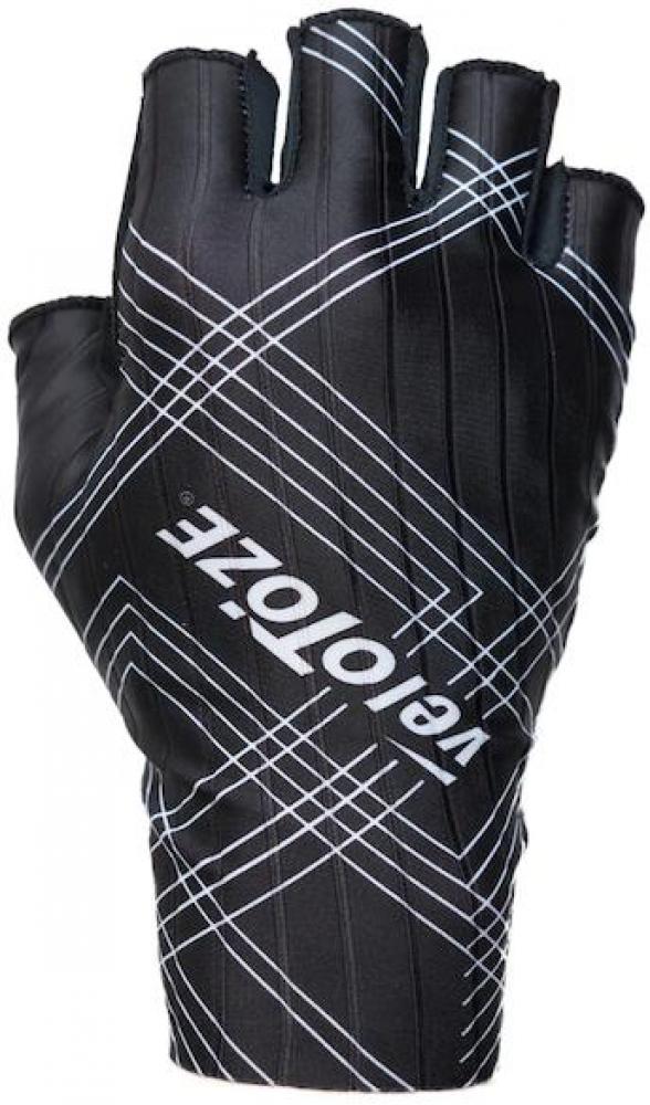VeloToze Handschuhe Aero schwarz M Schwarz - aerodynamische Rennrad-Handschuhe