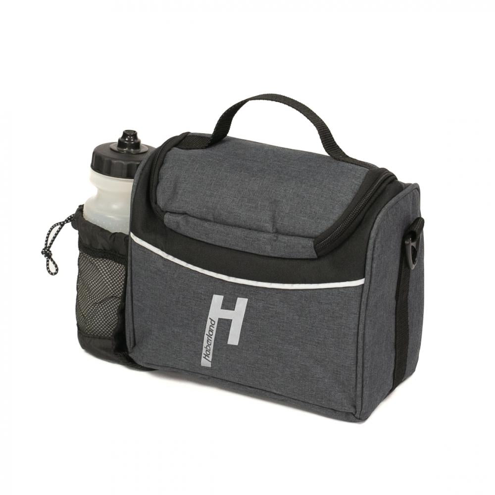 Haberland Lenkertasche 5l Siebensachen anthrazit - praktische Lenkertasche für Alltag und Tour