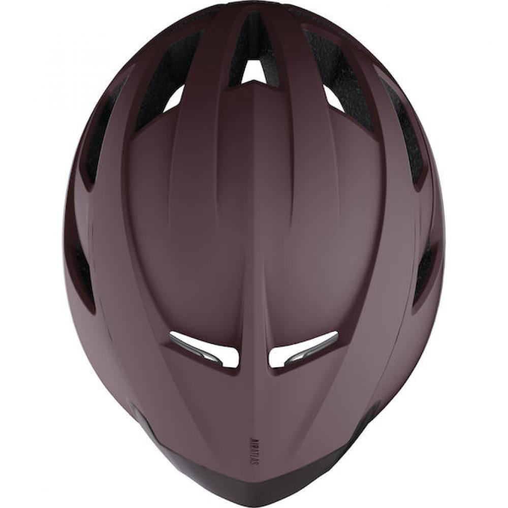 Limar Air Atlas Matt Avana Brown M Braun - aerodynamischer Rennradhelm mit Top-Belüftung
