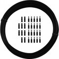 Jagwire KEB-SL Bremszugaußenhülle 5 mm x 10 m Schwarz - Kevlar®-verstärkt mit Slick-Lube-Liner
